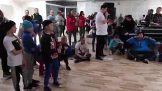 The Lord Of The Circle 2k18, Bgirl Elena vs Bgirl Nika 1/8 breaking kids 1x1