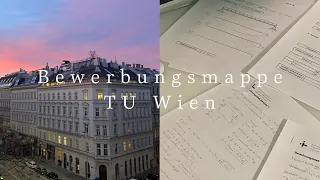 Bewerbungsmappe Bachelor Architektur I TU Wien