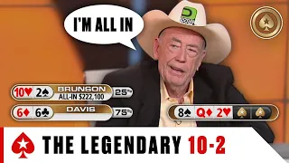 DOYLE BRUNSON Hand: Best of TEN-DEUCE ♠️ Best of The Big Game ♠️ PokerStars