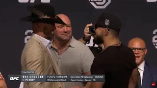 UFC 25th Anniversary Press Conference Staredowns