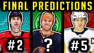 NHL/FINAL 2021 Season Predictions