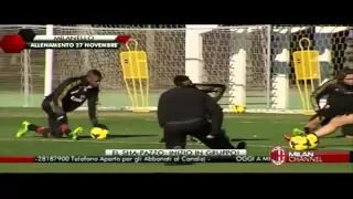 Milanello Allenamento 27-11-2013 Part 1