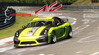 🎥[REPLAY] Porsche Cayman GT4 Clubsport Nordschleife Tourist 7:06:747 Assetto Corsa T300RS