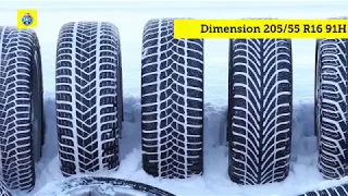 Test anvelope de iarna 205/55R16 - test TCS (Touring Club Suisse) - AnveloSHOP.ro