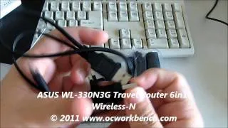 Unboxing the ASUS WL-330N3G 6in1 Wireless N traveller router