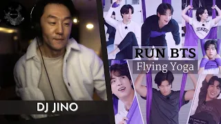 DJ REACTION to KPOP - RUN BTS FLYING YOGA