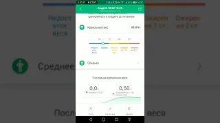 Программа Mi Fit в действии