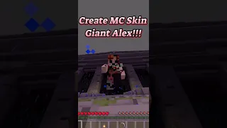 Minecraft CREEPYPASTA: Giant Alex! #minecraft #mcpe #shorts #viral #despacito #vs #youtuber #addon