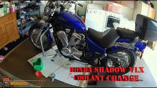 How to Change Coolant on Honda Shadow VLX 600 | 150Scooter