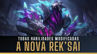 TESTEI A NOVA REK'SAI! AGORA, ELA TEM DANO MÁGICO E MUDOU COMPLETAMENTE O SEU PAPEL NO LOL