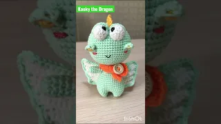 Дракончик Куки Kooky the Dragon #amigurumi #shorts #animals #dragon #crocheting #knittedtoys