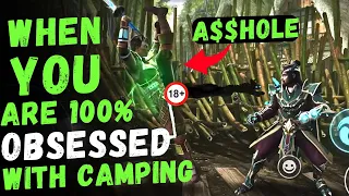 When You Are 100% Obsessed with camping 🤦🏻‍♂️ | Shadow Fight 4 Arena