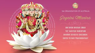 21 Gayatri Mantra Chanting 🙏 | Bhagawan Sri Sathya Sai Baba | New Year Day