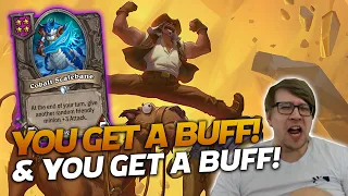 EVERYBODY'S GETTING CRAZY BUFFS! | Hearthstone Battlegrounds | Savjz