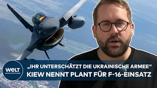PUTINS KRIEG: "Game changer"! Ukraine nennt Zeitpunkt für Einsatz von Kampfjets vom Typ F-16