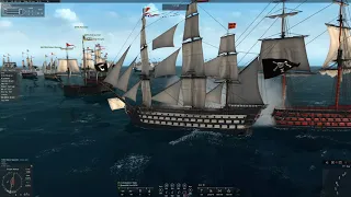 Epic Line Battle off Cape Canaveral - Pirates Defeat US Navy in Naval Action