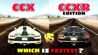 Koenigsegg CCX vs CCXR Edition | Which is Fastest? | NFS Hot Pursuit