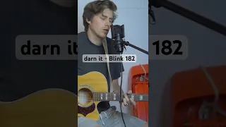 Dammit but it’s sadder #blink182 #acoustic #cover