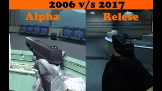 Black mesa Weapon comparison ALPHA 2006 vs 2017