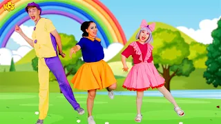 Head, Shoulders, Knees & Toes + Magic Lollipop Song |  Kids Funny Songs