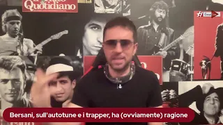 Bersani, sull'autotune e i trapper, ha (ovviamente) ragione