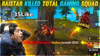 Raistar Killed Ajjubhai94 Full Squad | World Record 35 Kills🤣 | Garena Free Fire