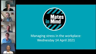 Managing stress in the workplace - webinar