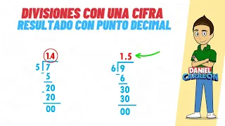 DIVISIÓN RESULTADO CON PUNTO DECIMAL