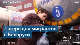 Репортаж из лагеря мигрантов на границе Беларуси и Польши