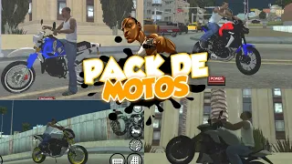 ¡PACK DE MOTOS PARA GTA SAN ANDREAS ANDROID! *sin dff ni txd* | ELIAN RG