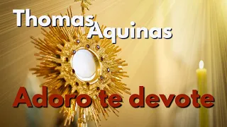 Adoro te devote | Thomas Aquinas' most beautiful chant! (Corpus Christi & the Sacred Heart)