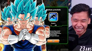 Ne faites pas comme lui... La team full Vegetto DÉTRUIT LE GOKU RUSH SAGA GT ! Dokkan Battle