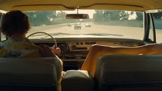 Once Upon A Time In Hollywood // Margaret Qualley // Car feet scene