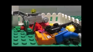 Lego lawnmower fail (Lego stop motion)