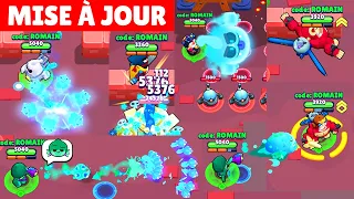 EXCLU! JE JOUE TOUS LES SKINS de la mise à jour BRAWL STARS saison 9! certains vont vous surprendre!