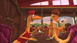 Поезд динозавров Кондуктор Троодон Мультфильм про динозавров