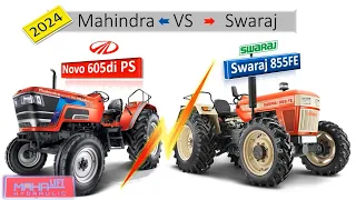 2024 Mahindra Arjun Novo 605di PS 😎 vs New Swaraj 855FE 🤩कौन है बेस्ट 50hp ट्रैक्टर