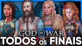 GOD OF WAR RAGNAROK: O FINAL VERDADEIRO SECRETO DE TODOS OS PERSONAGENS