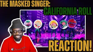 Are You Serious?* The Masked Singer - California Roll - All Performances and Reveal (Reaction)