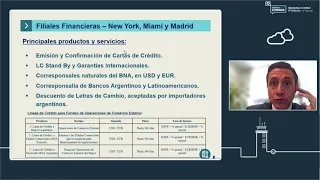 SEMANA COMEX 2021: RED DE SERVICIOS PARA EL COMERCIO INTERNACIONAL - Díalogo entre Gerentes del BNA