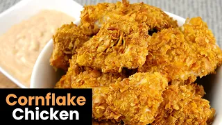 Super Crunchy Easy Cornflake Chicken