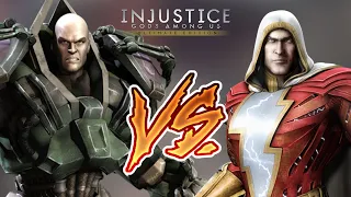 Injustice Gods Among Us - Lex Luthor Vs. Shazam (Hard) Walkthrough | RozZ99