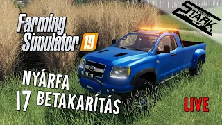 Farming Simulator 19 - 17.Rész (Nyárfa Betakarítás) - Stark LIVE