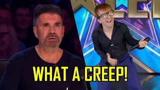 Never Seen Before - This CREEP Audition Left Simon Cowell SPEECHLESS! | Britain's Got Talent (FAKE)