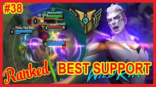 WILD RIFT THRESH GAMEPLAY BEST SUPPORT!! (NEW CHAMPION) - Build & Runes ❤️ RANKED WR, WILD RIFT