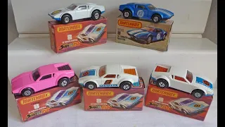 Matchbox Superfast MB8g Pantera & MB8h/i Rover 3500 [Matchbox Picture Box Collecction]