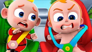 Let’s Buckle Up | Car Safety For Kids | Safety Song and More Nursery Rhymes & Kids Song | Little PIB