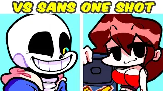 Friday Night Funkin' VS SANS ONE SHOT - Get Boned On | FRIDAY BEAUTIFUL NIGHT (FNF MOD) (Undertale)