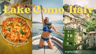 LAKE COMO TRAVEL VLOG | what to do in Como, Bellagio & Nesso