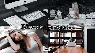 BLVCK PARIS Presets - Lightroom Mobile Presets DNG | Black Tone Preset | Black Preset